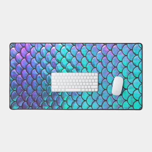 Meerjungstatuster Schreibtischunterlage (Tastatur & Maus)