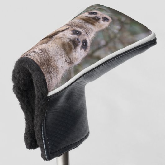 Meerkat 002 von JAMFoto Golf Headcover (3/4 Vorderseite)