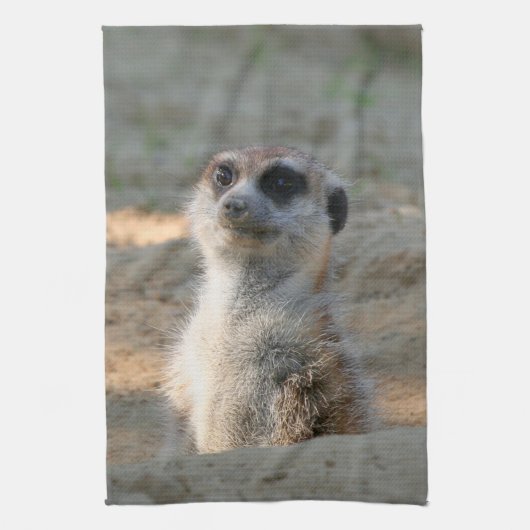 Meerkat 004 geschirrtuch (Vertikal)