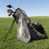 Meerkat 004 golfhandtuch (Gras)