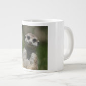 Meerkat 004 Jumbo-Tasse (Vorderseite Rechts)