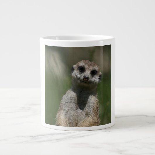 Meerkat 004 Jumbo-Tasse (Vorderseite)