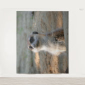 Meerkat 004 wandteppich (Vorderseite)