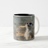 Meerkat 004 zweifarbige tasse (VorderseiteRechts)