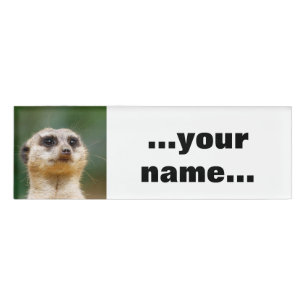 Meerkat 005 namenschild