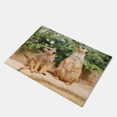Meerkat 009 fußmatte (Schrägansicht)