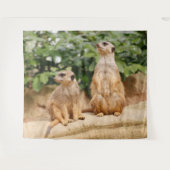 Meerkat 009 wandteppich (Vorderseite (Horizontal))