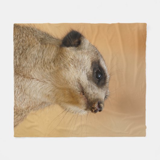 Meerkat 011 fleecedecke (Vorderseite (Horizontal))