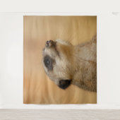 Meerkat 011 wandteppich (Vorderseite)