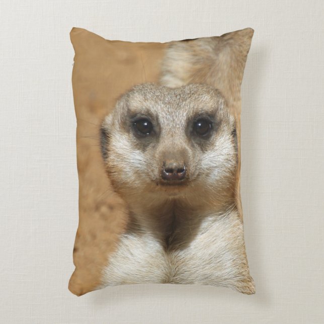 Meerkat 016 dekokissen (Vorderseite(Vertikal))