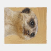 Meerkat 037 fleecedecke (Vorderseite (Horizontal))