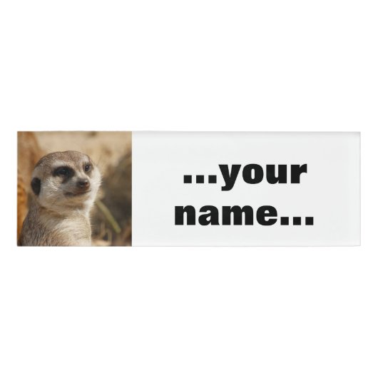 Meerkat 041 namenschild (Vorderseite)