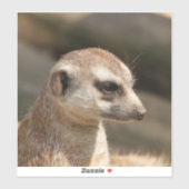 Meerkat 048 aufkleber (Blatt)