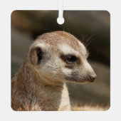 Meerkat 048 ornament aus metall (Rückseite)