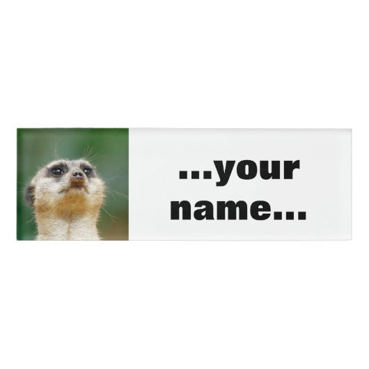 Meerkat 051 namenschild (Vorderseite)