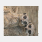Meerkat 067 fleecedecke (Vorderseite (Horizontal))