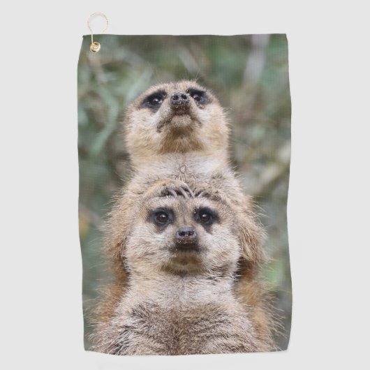 Meerkat 081 golfhandtuch (Vorderseite)