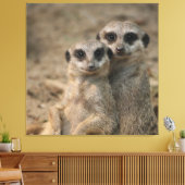 Meerkat 090 leinwanddruck (Insitu (Wohnzimmer))