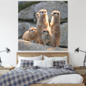 Meerkat 110 leinwanddruck (Insitu (Schlafzimmer))