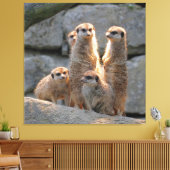 Meerkat 110 leinwanddruck (Insitu (Wohnzimmer))