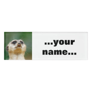 Meerkat 12 namenschild