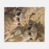 Meerkat 39 fleecedecke (Vorderseite (Horizontal))