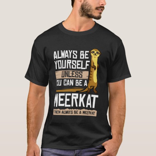 Meerkat Africa Safari T-Shirt (Vorderseite)