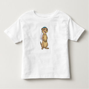 Meerkat als Braut mit Schleier Kleinkind T-shirt