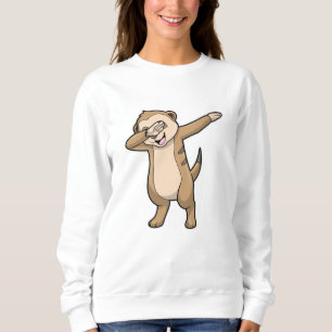 Meerkat als Hip Hop Dance Dab Sweatshirt