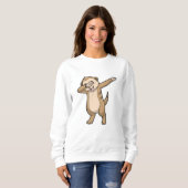 Meerkat als Hip Hop Dance Dab Sweatshirt (Vorne ganz)