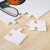 Meerkat als Musiker mit Gitarre Puzzle (Seite)