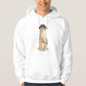 Meerkat als Pirate mit Piratenhut Hoodie (Vorderseite)