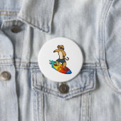 Meerkat als Surfer mit Surfboard Button (Beispiel)