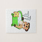 Meerkat am Baden in der Badewanne Puzzle (Horizontal)