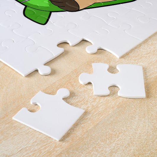 Meerkat am Baden in der Badewanne Puzzle (Seite)