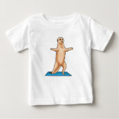 Meerkat an der Fitness Baby T-shirt (Vorderseite)