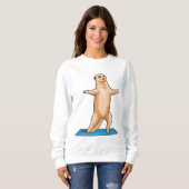 Meerkat an der Fitness Sweatshirt (Vorne ganz)