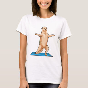 Meerkat an der Fitness T-Shirt