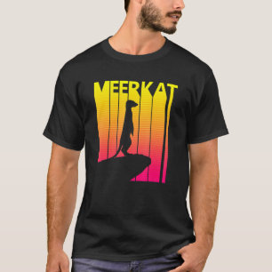 Meerkat Animal Retro-Kostüm T-Shirt