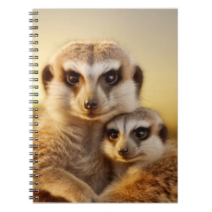 Meerkat Animal Wild Beauty Freedom Notizblock