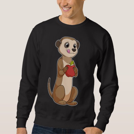 Meerkat Apple Sweatshirt (Vorderseite)