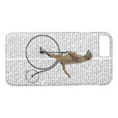 Meerkat auf Black Penny Farthing Case-Mate iPhone Hülle (Rückseite (Horizontal))