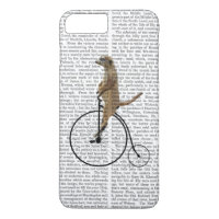 Meerkat auf Black Penny Farthing