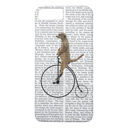 Meerkat auf Black Penny Farthing Case-Mate iPhone Hülle (Rückseite)