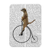 Meerkat auf Black Penny Farthing Magnet (Vertikal)