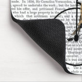 Meerkat auf Black Penny Farthing Mousepad (Ecke)