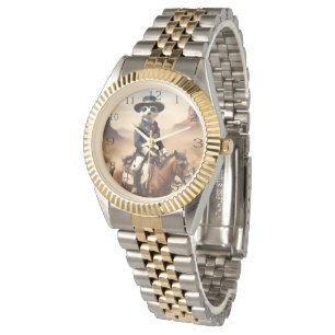 Meerkat auf einem Pferd: Könnte der einsame Fremde Armbanduhr