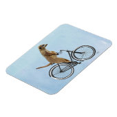 Meerkat auf Fahrrad 2 Magnet (Linke Seite)