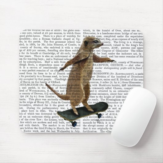 Meerkat auf Skateboard 2 Mousepad (Mit Mouse)