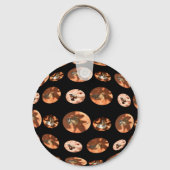 Meerkat Ball Shape, Keyring Schlüsselanhänger (Rückseite)